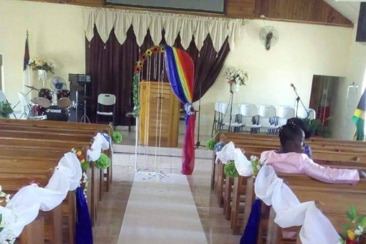 Rainbow wedding