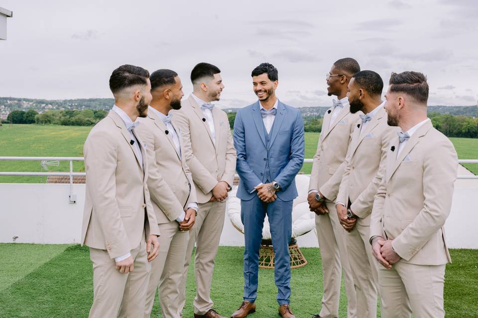 Groom preparations