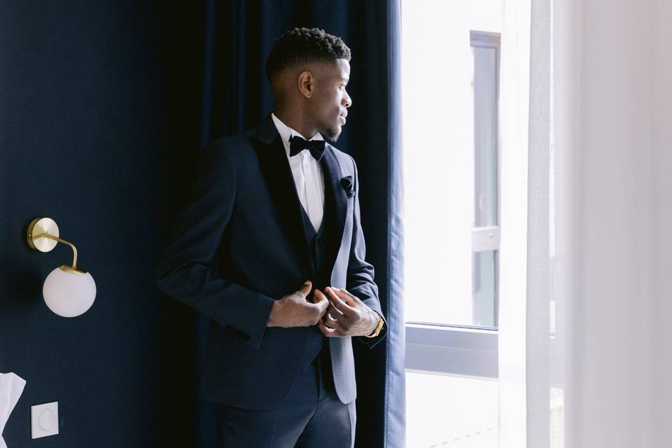 Groom preparations
