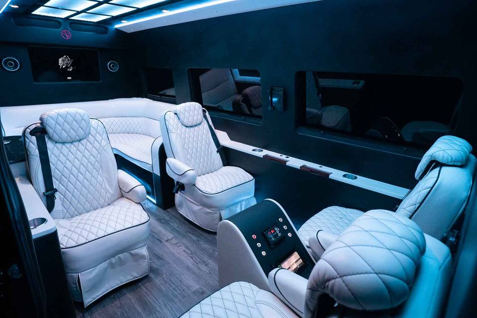 Clean and luxurious limo