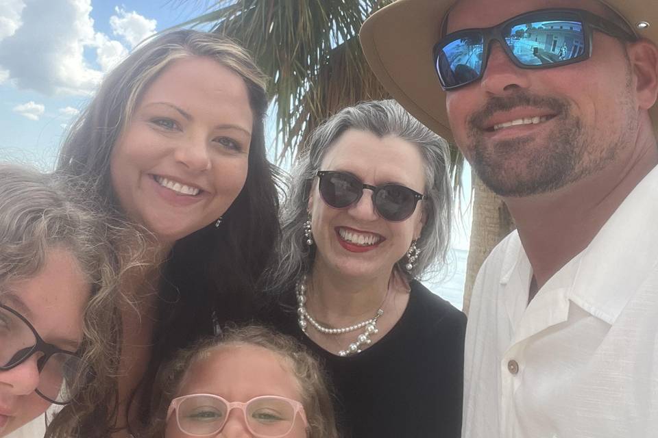 July Beach Wedding
