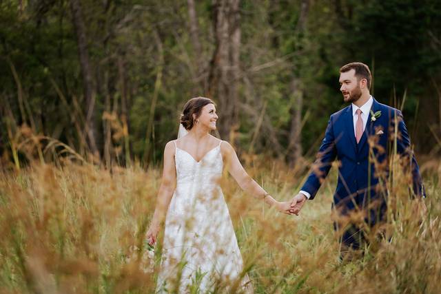 Couple in field