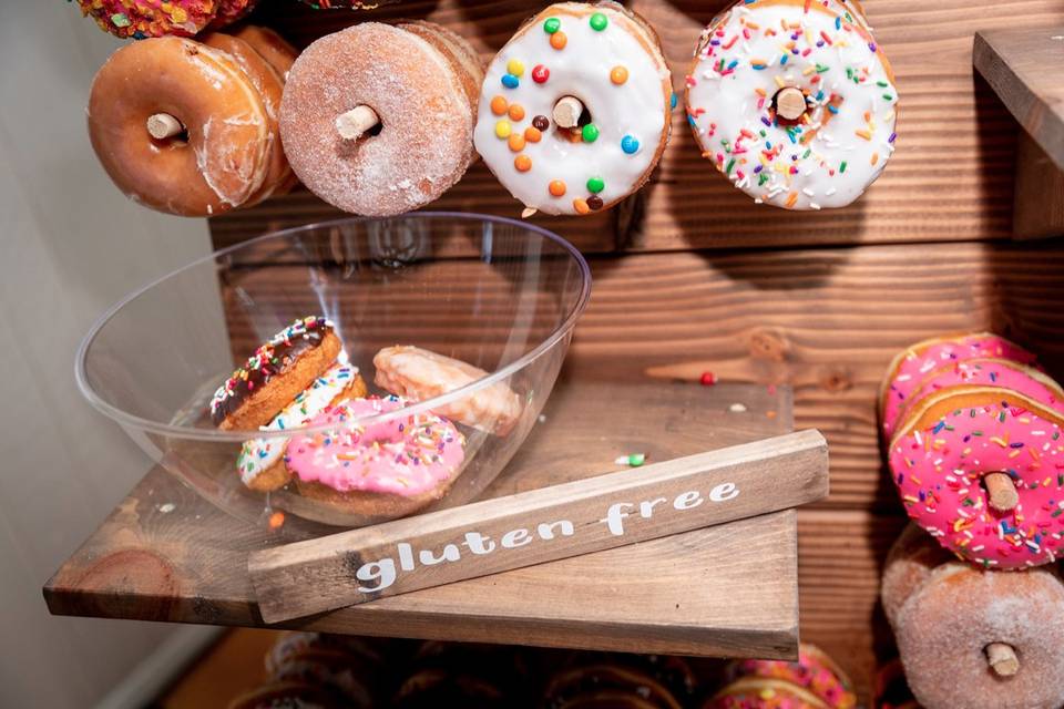 Gluten Free on Donut Wall shef