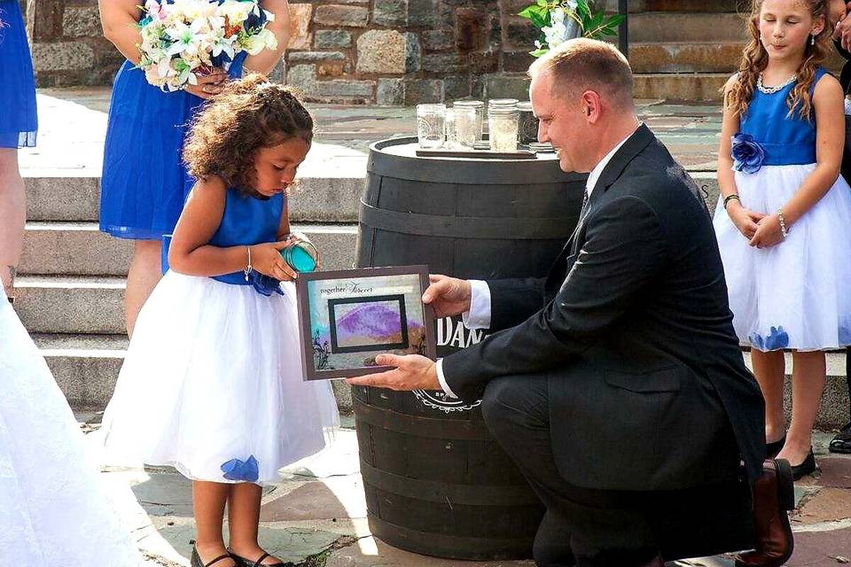 Sand ceremony with Lily