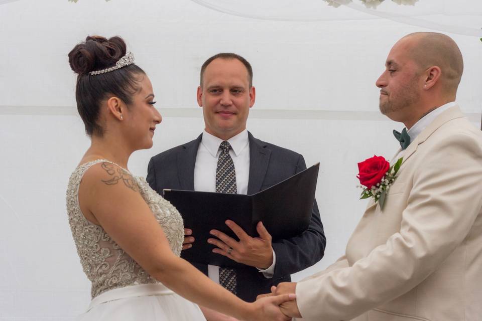 Wedding in white.