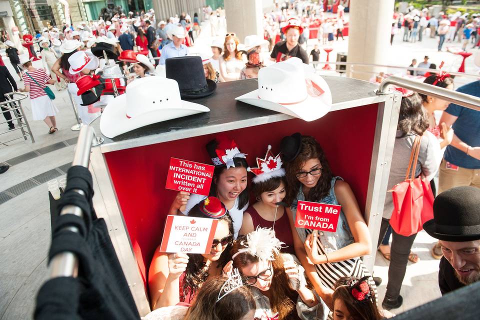 Photo Booth at the Embassy of Canada