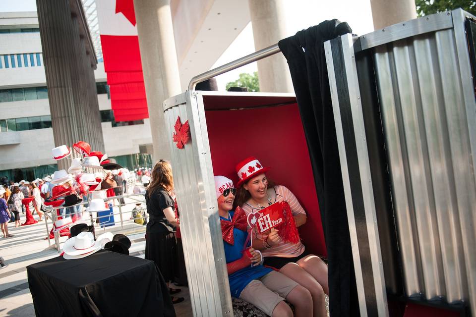 Photo Booth at the Embassy of Canada