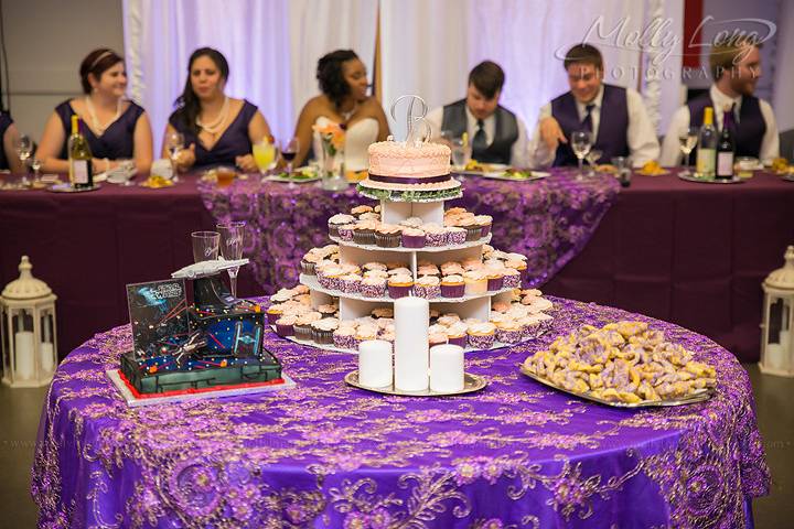 Dessert display - Molly Long Photography