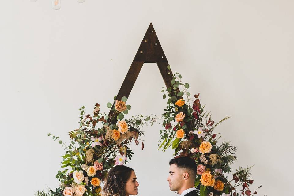 Beautiful flower arch