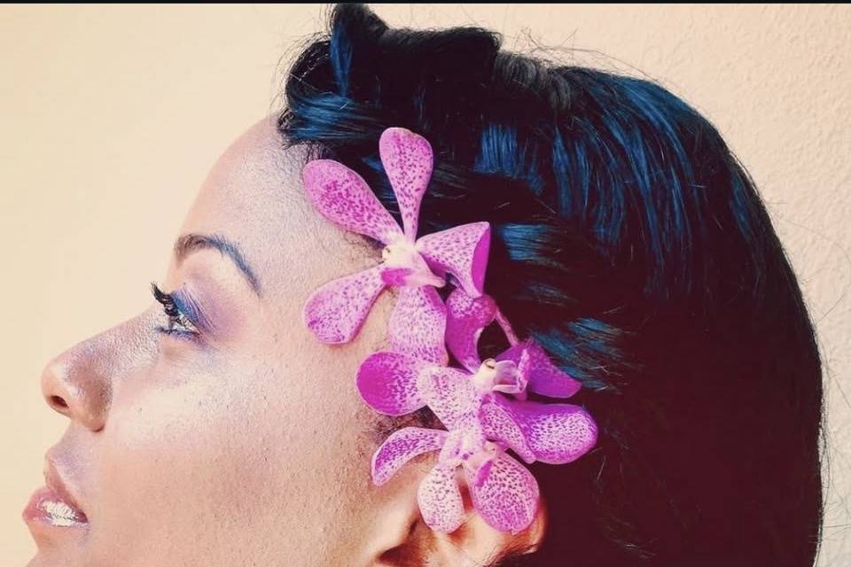 Purple orchids