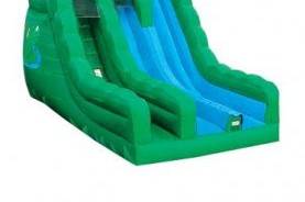 Emerald Ice 20ft double lane slide.