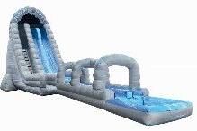 Roaring River Rapids 27ft tall with slip and slide and pool.