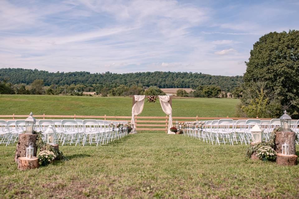 Outdoor ceremony