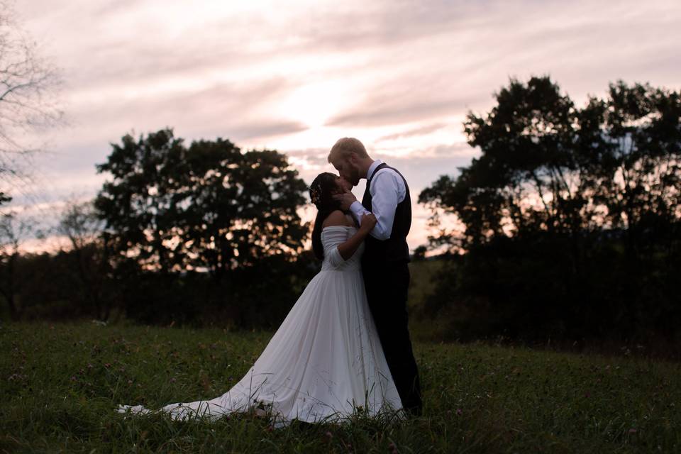 Sunset and couple