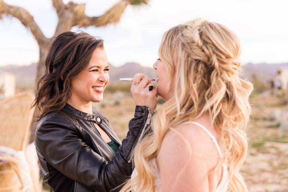 Bridal makeup artist