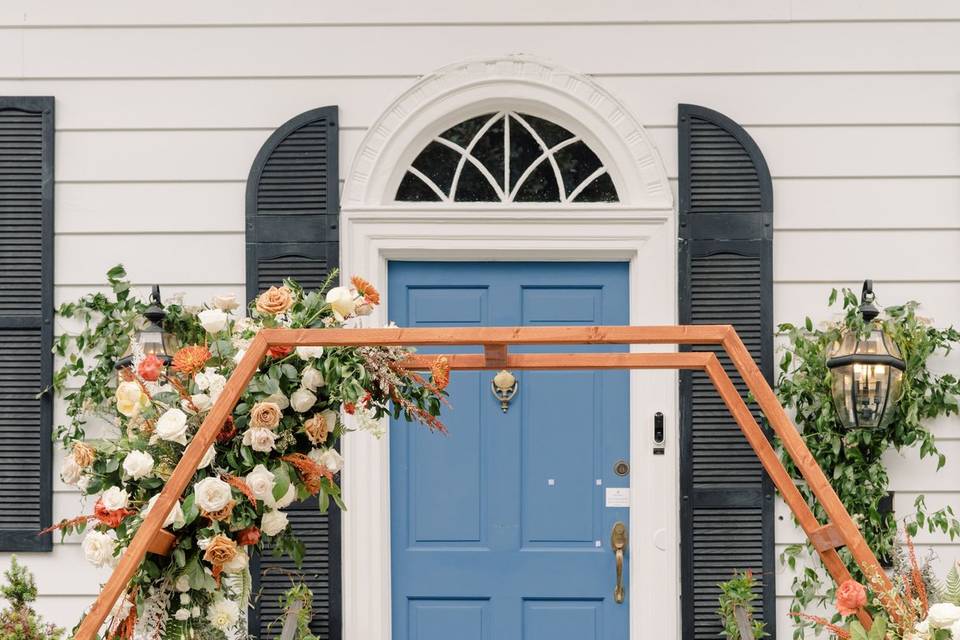 Front door wedding