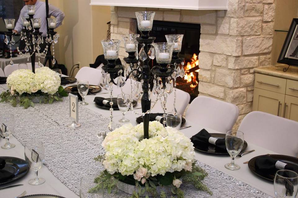 Centerpiece and floral design