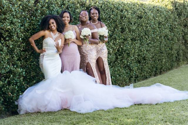 Bride & Her Bridesmaids
