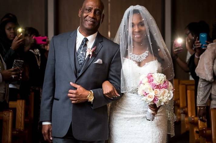 Walking down the aisle