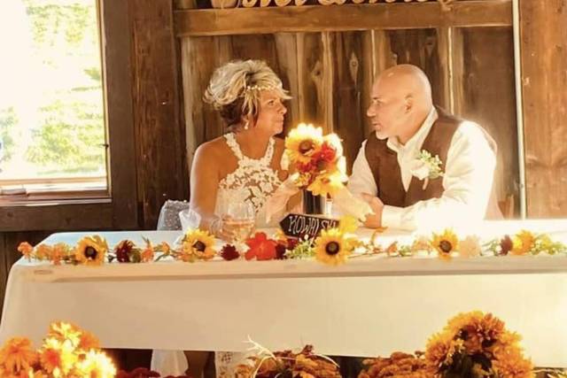 Beautiful fall wedding