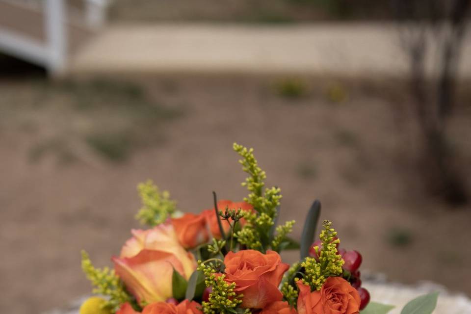 Stunning orange bouquet