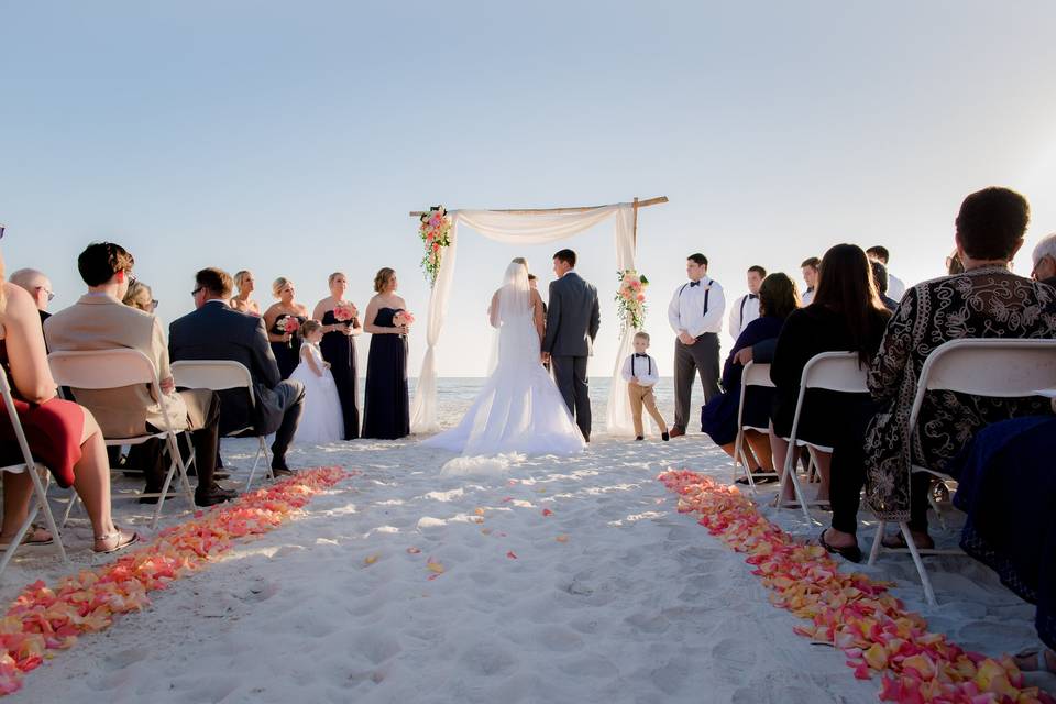 Remote ceremony sound system setups