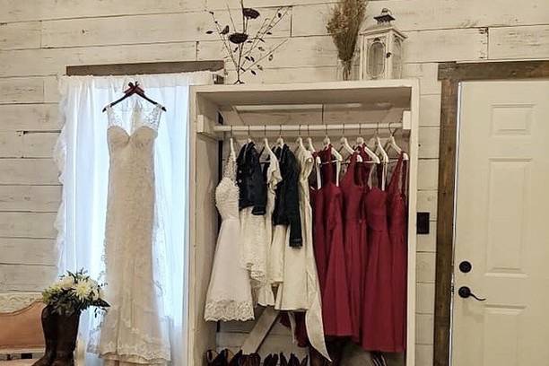 Bridal get-ready room