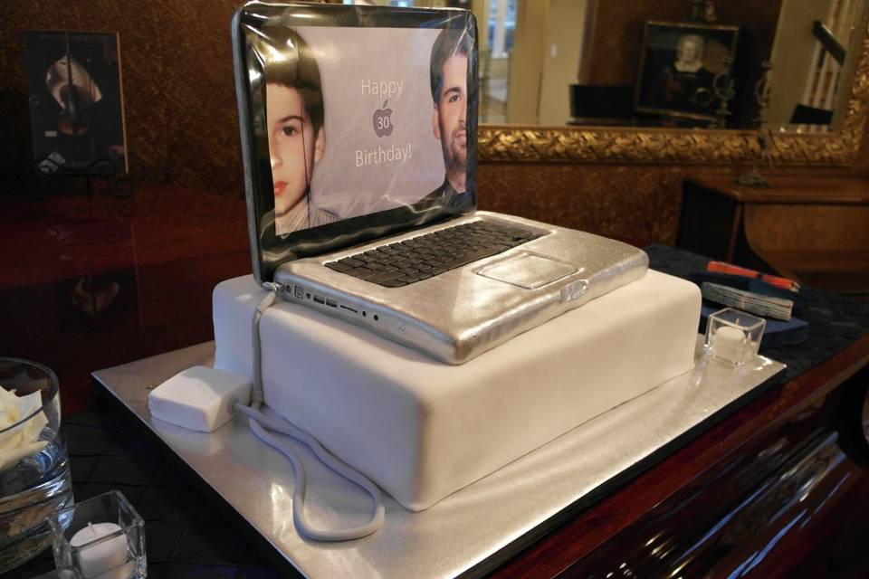 Mac Pro Laptop Cake by Sweet cheeks Bakery