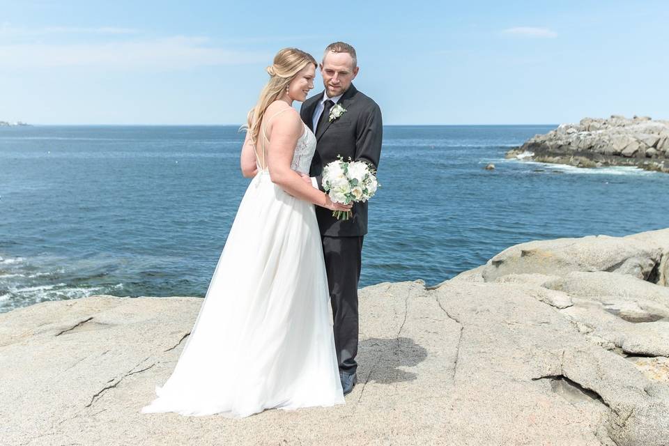 York, Maine wedding