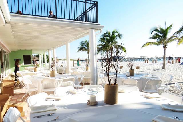 Outdoor reception setup