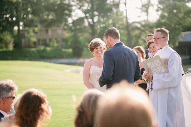 Outdoor wedding ceremony