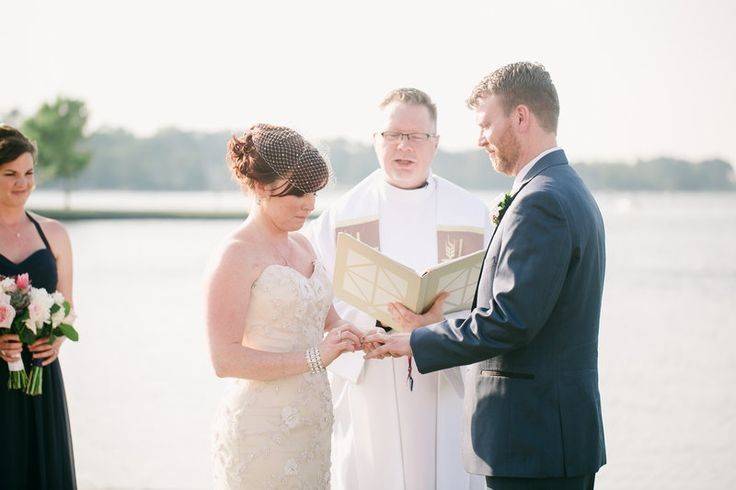 Outdoor wedding ceremony