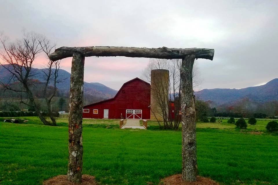 Wooden arch