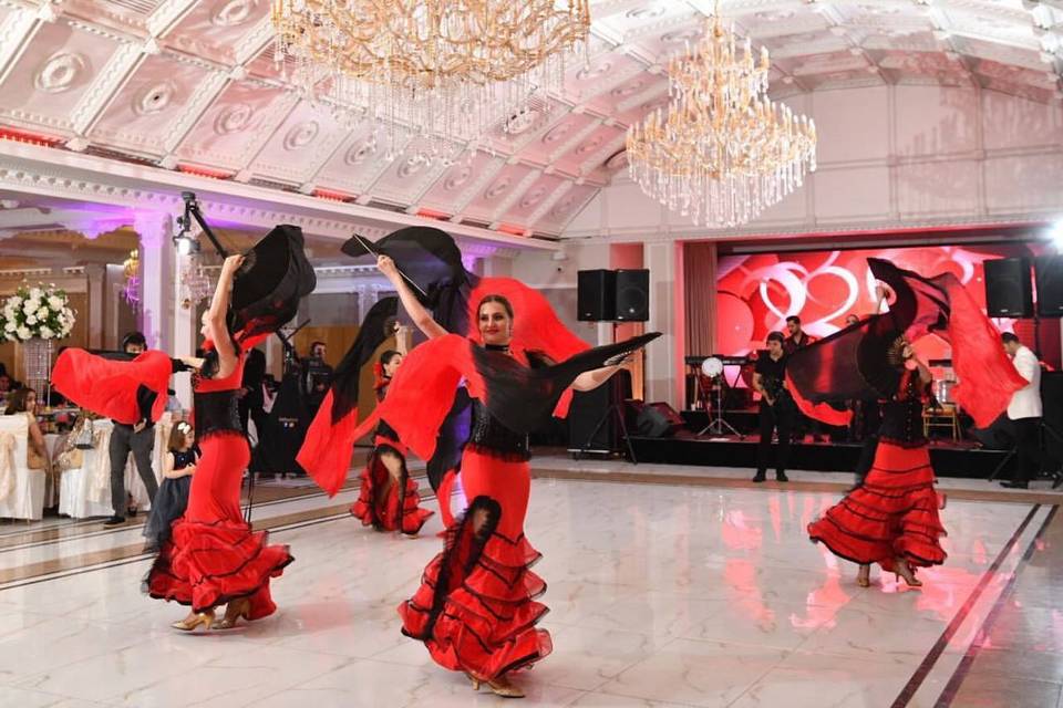 Flamenco fusion dancers
