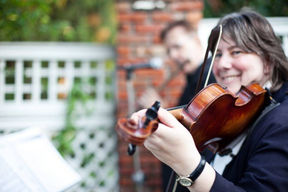 Marie stack on violin