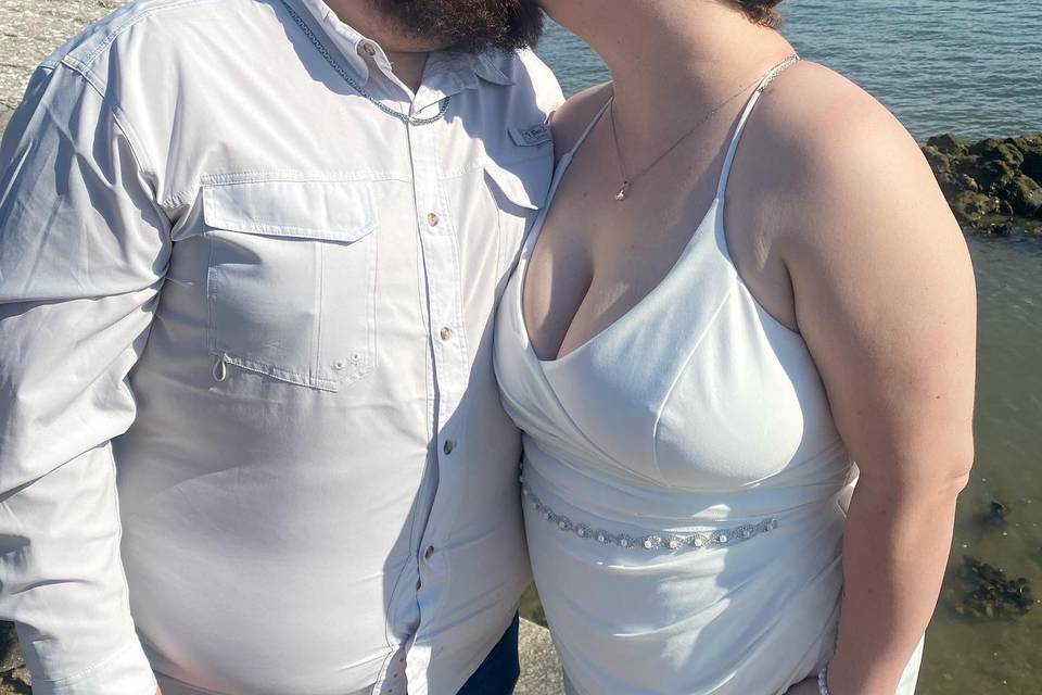 Seaside nuptials