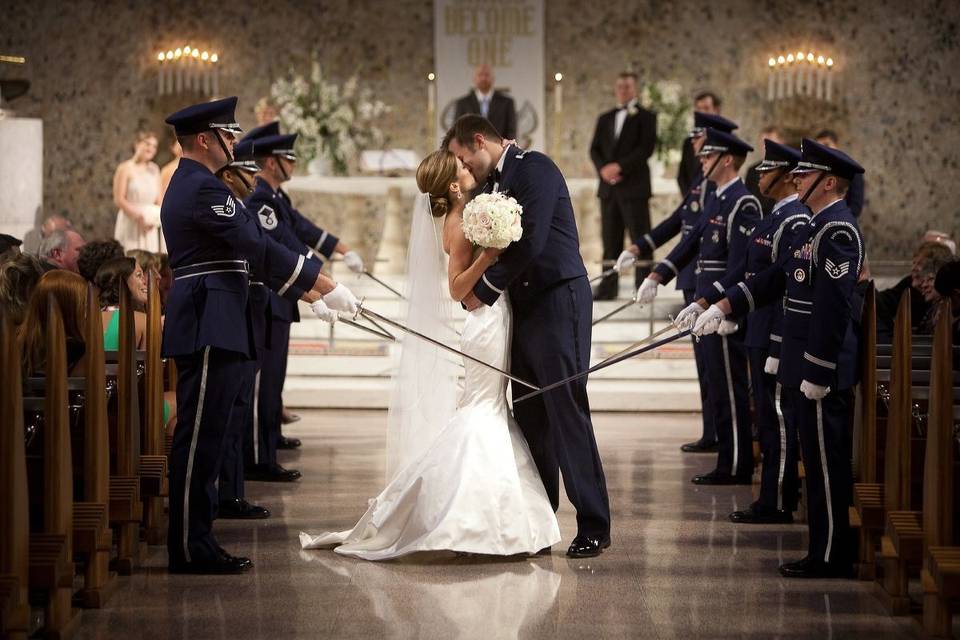 Colorado military wedding