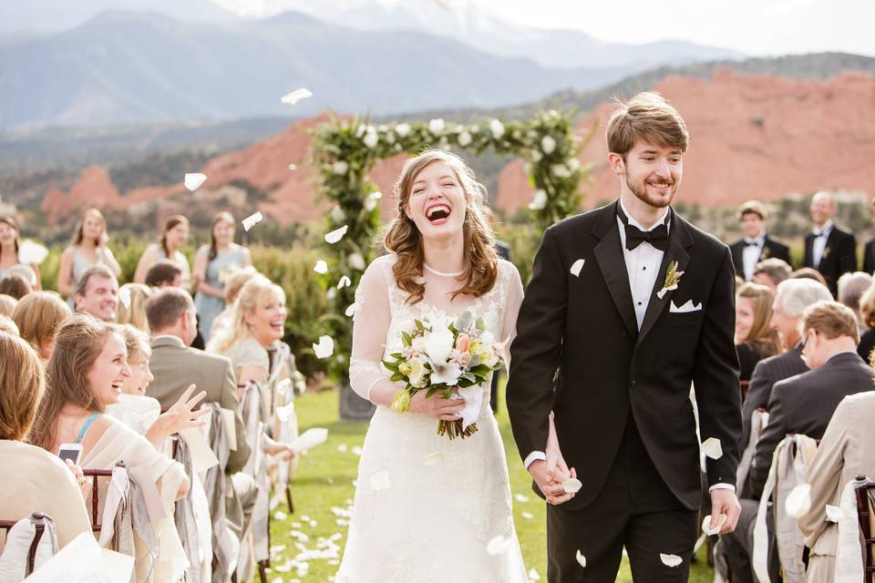 Elegant colorado wedding