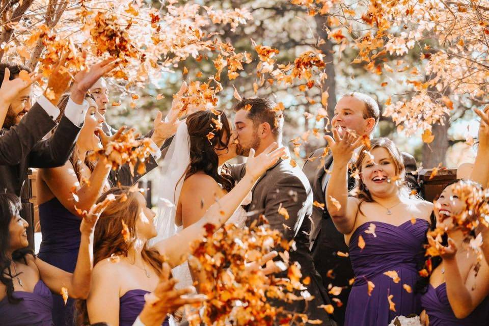 Colorado fall wedding