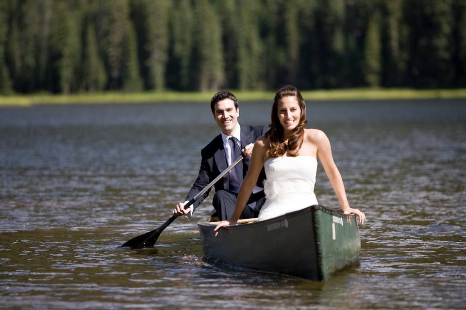 Winter Colorado wedding