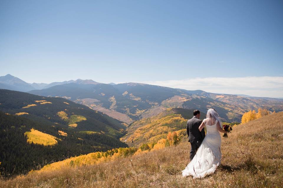 Colorado mountain wedding