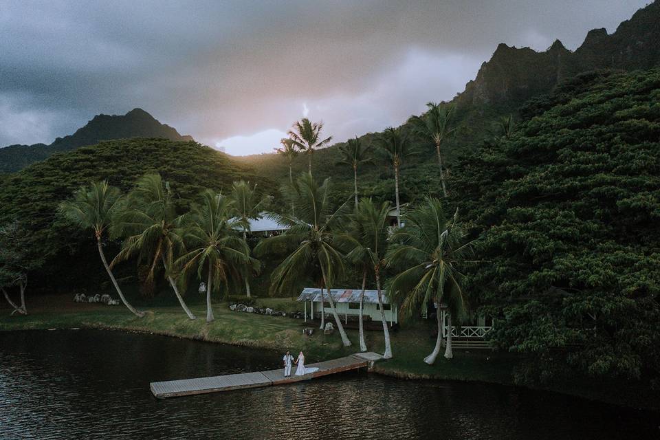 Moli'i Garden Sunset