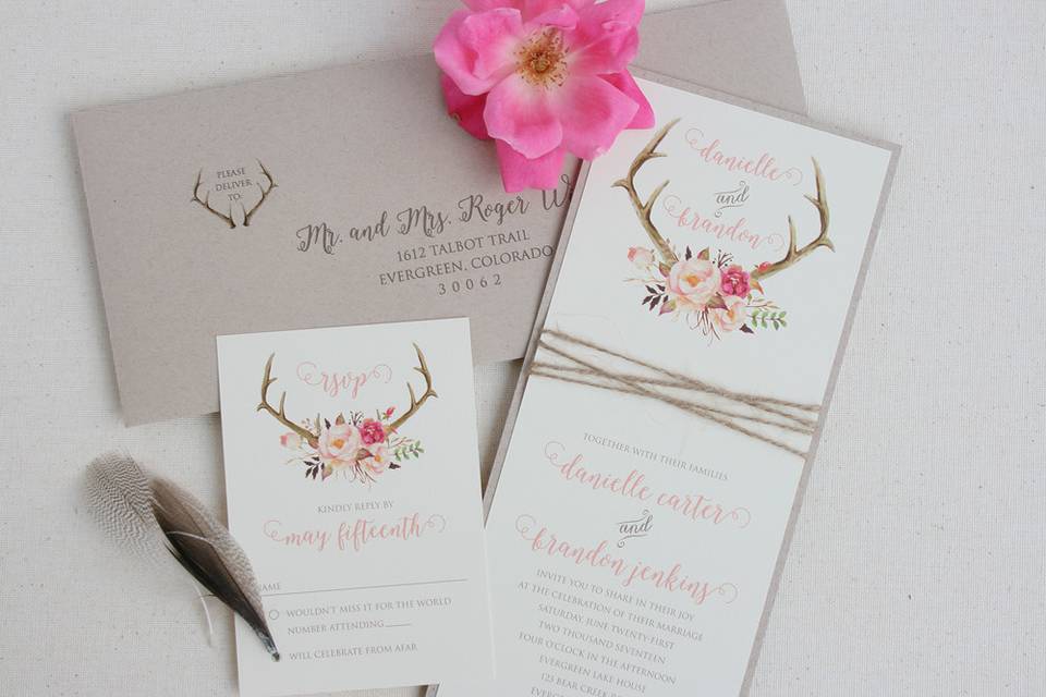 Tiger Lily Invitations