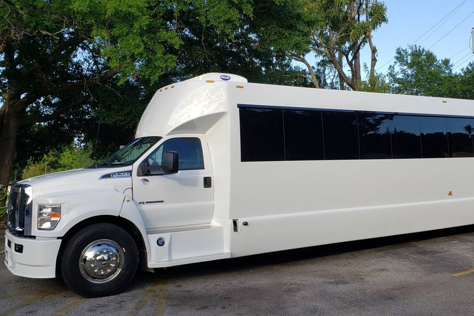 New 38 Pax Limo Party Bus