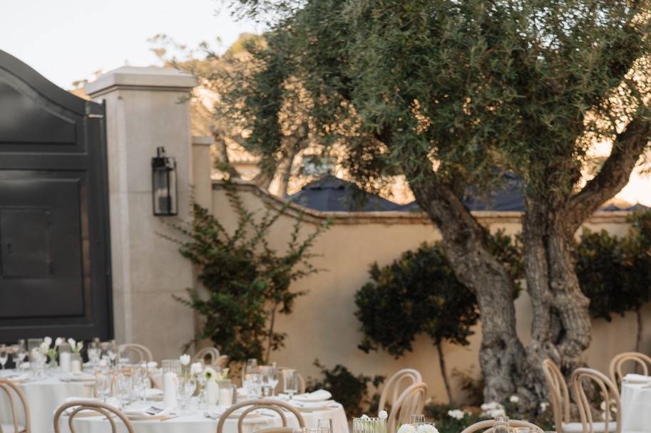 Monserate Winery table setting