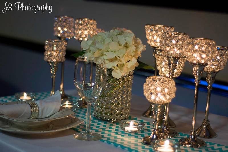 Candlelit table