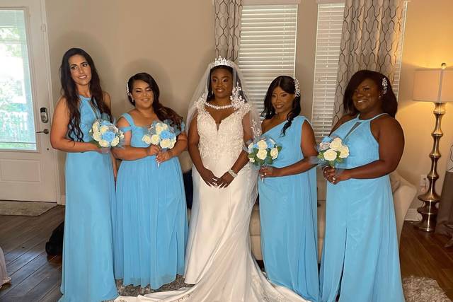Bridal party makeup