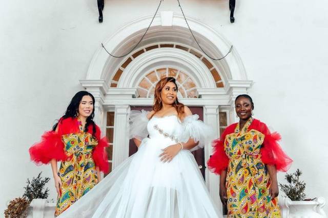 Bridal party hair and makeup