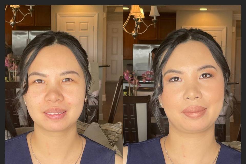 Bridesmaid glam