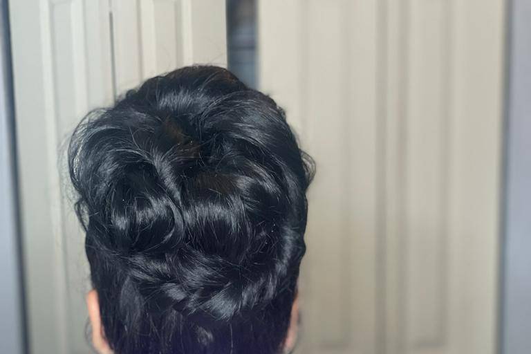 Bridesmaid updo
